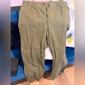 Old Navy Olive Green Women’s Linen Pants